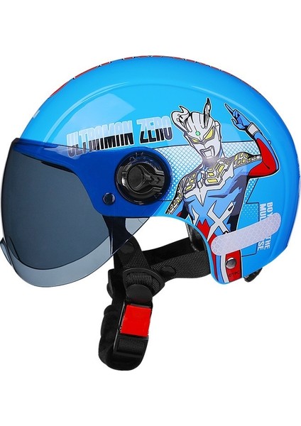 Ultraman Çocuk Kaskı Bisiklet Güvenlik Şapkası (Yurt Dışından)