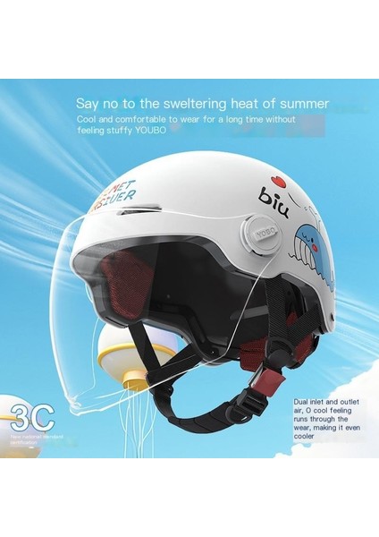 Çocuk Kask Ayarlayıcı Kaykay Elektrikli Araç Bisiklet Kaskı (Yurt Dışından)
