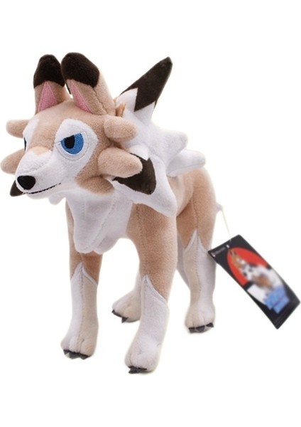 25 cm Ayakta Mavi Yele Kaya Kurt Adam Kaya Köpek Peluş Oyuncak (Yurt Dışından)