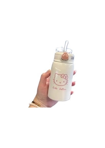 Sevimli Ins Kedi Pençesi Saman Termos Su Bardağı (Yurt Dışından)