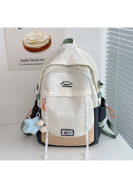 Günlük Okul Çantaları, Gösterişli Sırt Çantaları, Basit Sırt Çantaları, Ortaokul Öğrencileri ve Lise Öğrencileri Için Geniş Kapasiteli Sırt Çantaları (Yurt Dışından)