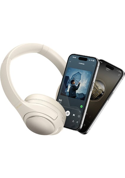 Bluetooth Kulaklık Aktif Gürültü Önleyici Anc Özellik Recci REP-W86 Hi-Fi Ses Kulak Üstü V5.3 Beyaz