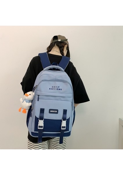 Schoolbag Girls Büyük Kapasiteli Sırt Çantası 2023 Ortaokul ve Lise Öğrencileri Için Çok Yönlü Sırt Çantası (Yurt Dışından) fiyatları