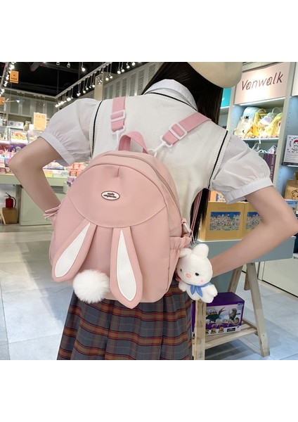 Kızın Sırt Çantası Çok Yönlü Crossbody Çanta Yumuşak Kız Öğrenci Büyük Kapasiteli Çanta (Yurt Dışından)