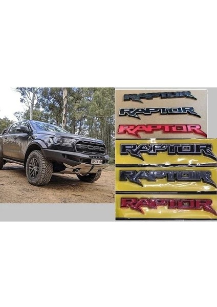Ford Ranger Uyumlu Raptor Sticker 3D Parça