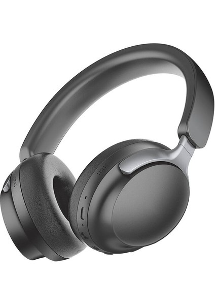 Aktif Gürültü Önleyici Anc Özellikli Kulak Üstü Bluetooth Kulaklık Lapas LP-HD001 V5.4 Siyah