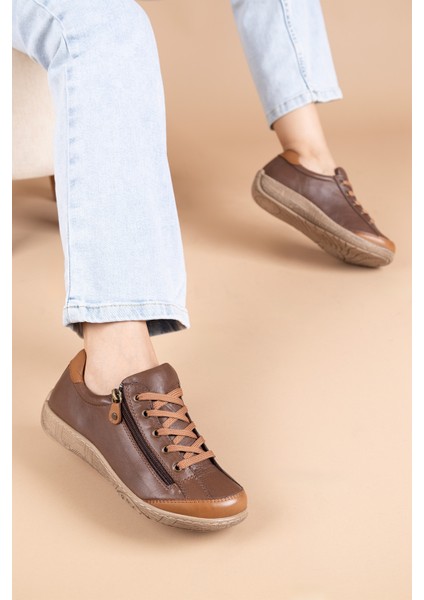 Sunset Kadın Hakiki Deri Kahve Ayakkabı fiyatları