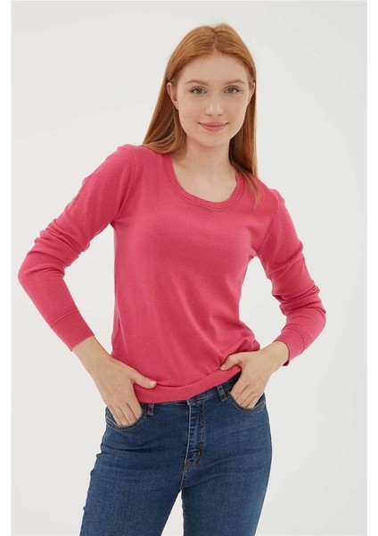 U Yaka Kazak Fuşya modelleri