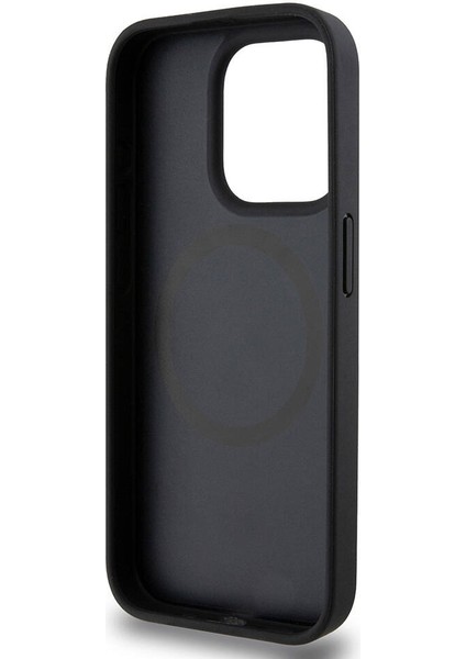 iPhone 15 Pro Kılıf Dkny Orjinal Lisanslı Magsafe Şarj Özellikli 3D Yazılı Repeat Pattern Siyah fırsatları