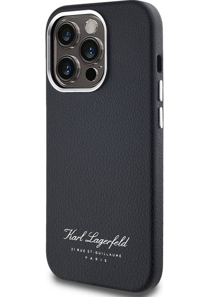 Apple iPhone 14 Pro Max Uyumlu Kılıf Orjinal Lisanslı Kl Yazılı Hotel Kapak Siyah fiyatları