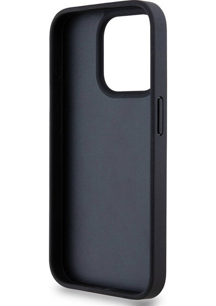 iPhone 15 Pro Uyumlu Kılıf Dkny Orjinal Lisanslı 3D Yazılı Repeat Texture Pattern Kapak Siyah fırsatları