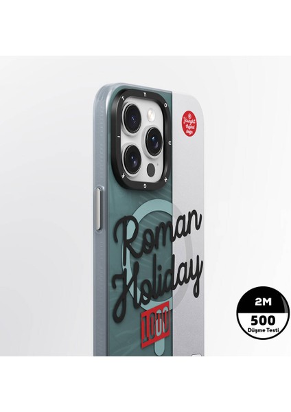 iPhone 15 Pro Uyumlu Kılıf Magsafe Şarj Özellikli Motorcycle Legend Serisi Kapak Yeşil modelleri