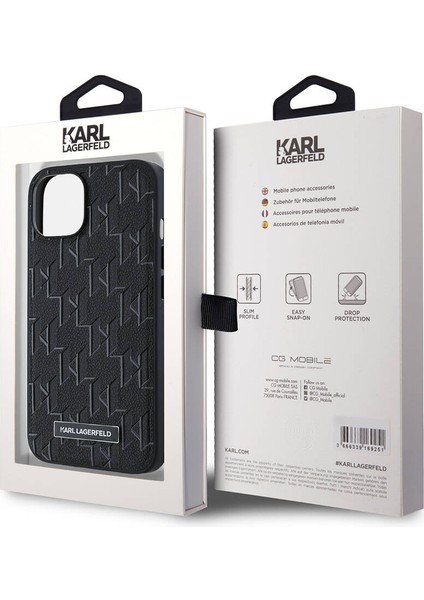 Apple iPhone 14 Kılıf Orjinal Lisanslı Magsafe Şarj Özellikli Kl Yazılı Hot Stamp Siyah indirimleri