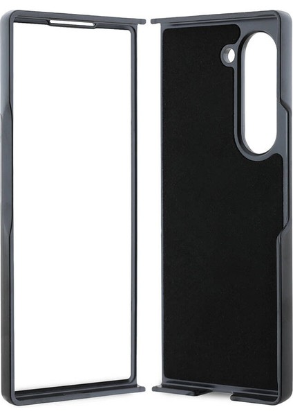 Galaxy Z Fold 6 Uyumlu Kılıf Guess Orjinal Lisanslı Peony Script Kapak Siyah modelleri