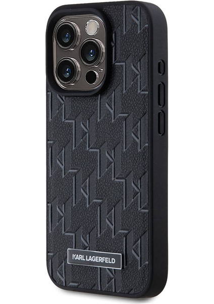 Apple iPhone 15 Pro Kılıf Orjinal Lisanslı Magsafe Şarj Özellikli Kl Yazılı Hot Stamp Siyah fiyatları