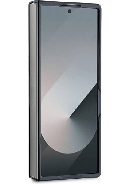 Galaxy Z Fold 6 Uyumlu Kılıf Guess Orjinal Lisanslı Leather Metal Logo Kapak Siyah fiyatları