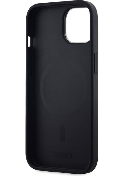 iPhone 15 Plus Kılıf Dkny Orjinal Lisanslı Magsafe Şarj Özellikli 3D Yazılı Checkered Pattern Siyah fırsatları