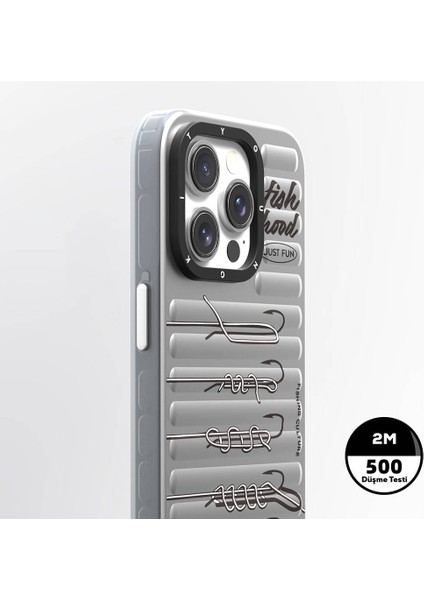 iPhone 14 Pro Max Uyumlu Kılıf Magsafe Şarj Özellikli Fishing Serisi Kapak Gri fırsatları
