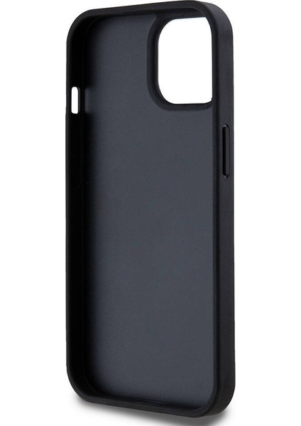 iPhone 15 Uyumlu Kılıf Dkny Orjinal Lisanslı 3D Yazılı Repeat Texture Pattern Kapak Siyah fırsatları