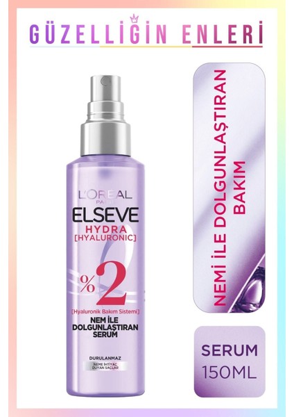Hydra [hyaluronic] Nem ile Dolgunlaştıran Serum 150ml Dolgunlaştıran Seri