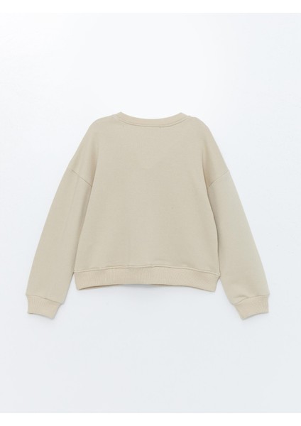 Kız Çocuk Taş Detaylı Sweatshirt modelleri