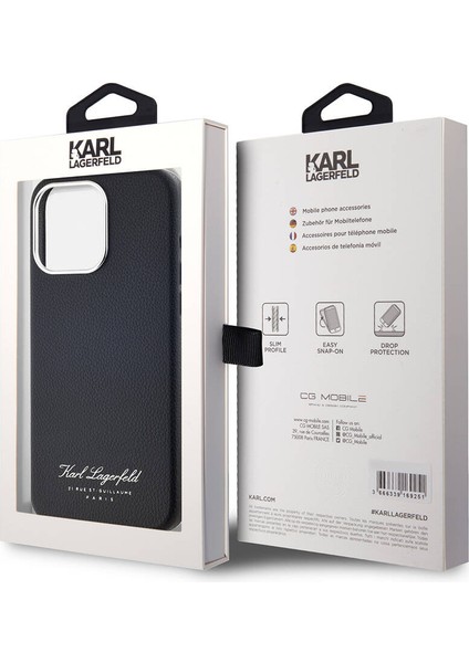 Apple iPhone 15 Pro Max Uyumlu Kılıf Orjinal Lisanslı Kl Yazılı Hotel Kapak Siyah indirimleri