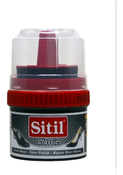 Sitil Ayakkabı Boyası Krem 50 Ml Siyah