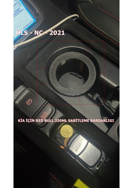 Kia Için Redbull/Pepsi/Kola 250Ml Sabitleme Bardaklık