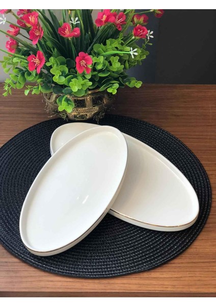 Modern Gold 2'li Oval Sunum Seti fiyatları