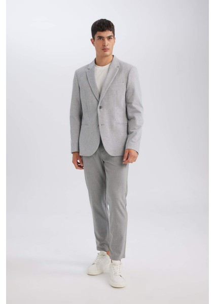 Slim Fit Dar Kesim Astarlı Düğmeli Blazer Ceket N0503AZ24AU fiyatları