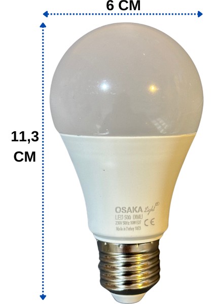 10W (75W) 3000K (Günışığı) E27 Duylu Dim Edilebilir LED Ampul (8 Adet) modelleri