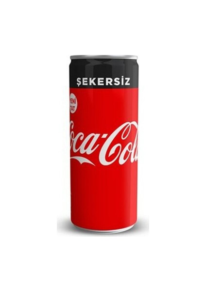 Coca Cola Şekersiz 250 ml x 24 Adet