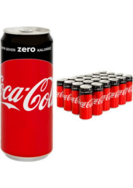 Coca Cola Şekersiz 250 ml x 24 Adet