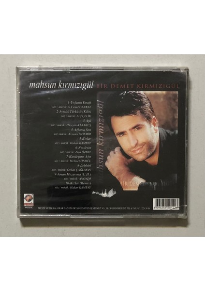 Mahsun Kırmızıgül Bir Demet Kırmızıgül Cd (Jelatininde Sıfır Orjnal Dönem Baskı Cd)