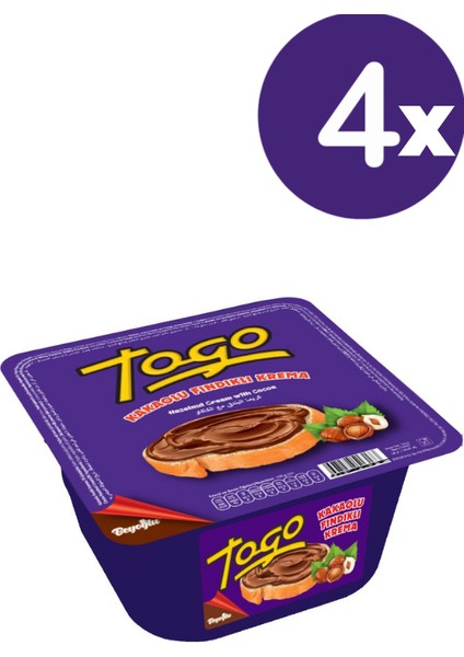 Kakaolu Fındıklı Krema 350 gr*4 Adet