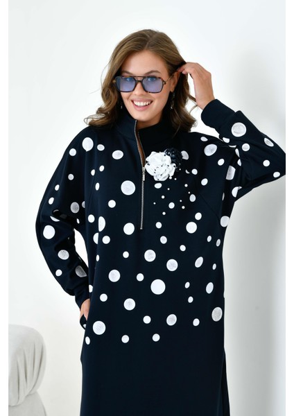 Kadın İki İp Elbise Lacivert 30902 modelleri