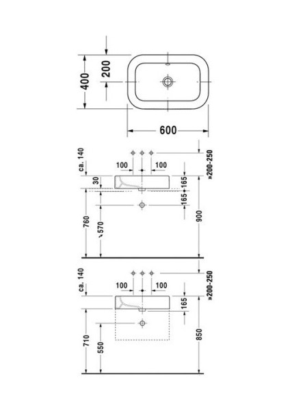Lavabo Happy D Tezgah Üstü 60 cm fiyatları
