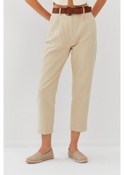 Beli Kemerli Gabardin Pantolon fiyatları