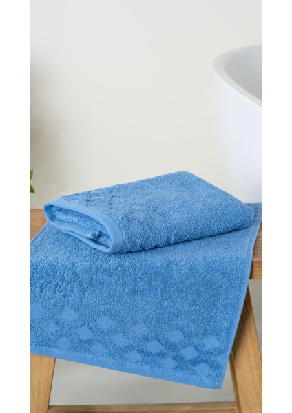 Harem %100 Doğal Pamuklu El / Yüz Havlusu 50X90 cm Lacivert