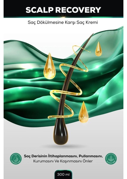 Scalp Recovery Saç Kremi + Argan ve Çay Ağacı Yağ + Sülfatsız + Parabensiz 300 ml fiyatları