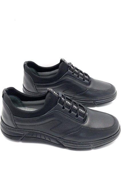 Deri Ortopedik Kışlık Kaymaz Kauçuk Taban Erkek Ayakkabı fırsatları