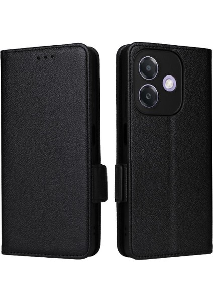 Oppo A40 4g Yan Toka Cüzdan Pu Deri Manyetik Kart Için Flip Case (Yurt Dışından)