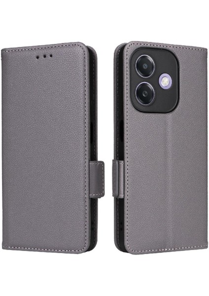 Oppo A40 4g Yan Toka Cüzdan Pu Deri Manyetik Kart Için Flip Case (Yurt Dışından)