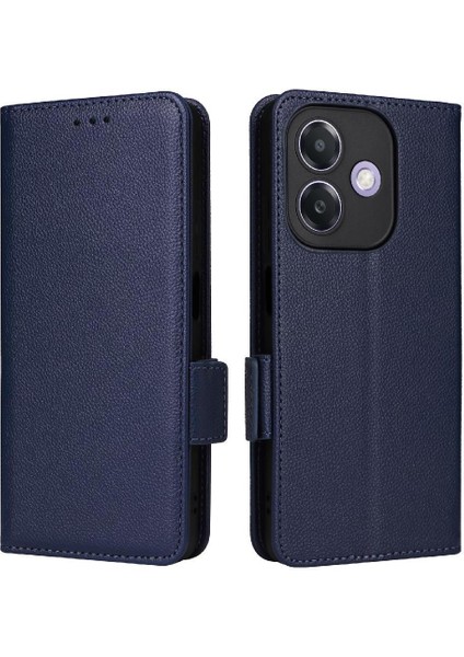 Oppo A40 4g Yan Toka Cüzdan Pu Deri Manyetik Kart Için Flip Case (Yurt Dışından)