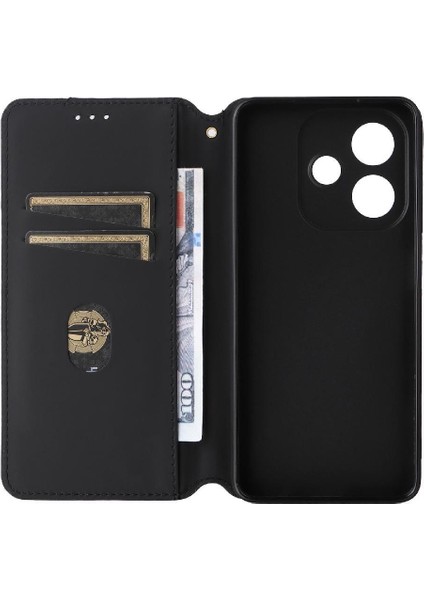 Oppo A40 4g Pu Deri Kart Yuvaları Tutucu Manyetik Kapatma Için Flip Case (Yurt Dışından) fiyatları