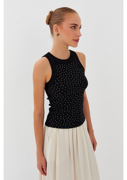 Tamamı Taşlı Fitilli Atlet modelleri