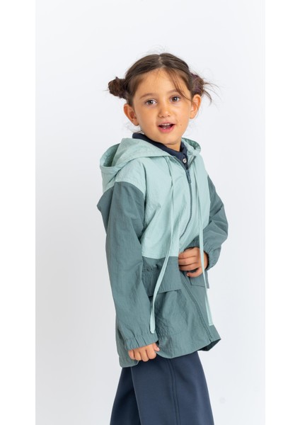 Yağmurluk Indigo Mavi