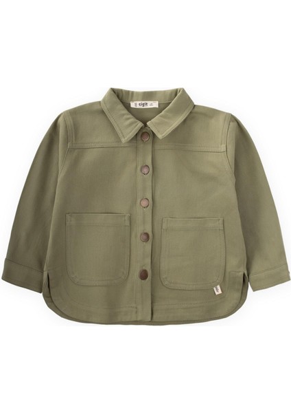 Gabardin Ceket 2-7 Yaş Olive