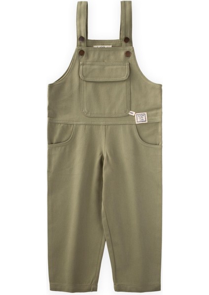 Gabardin Salopet 2-7 Yaş Olive