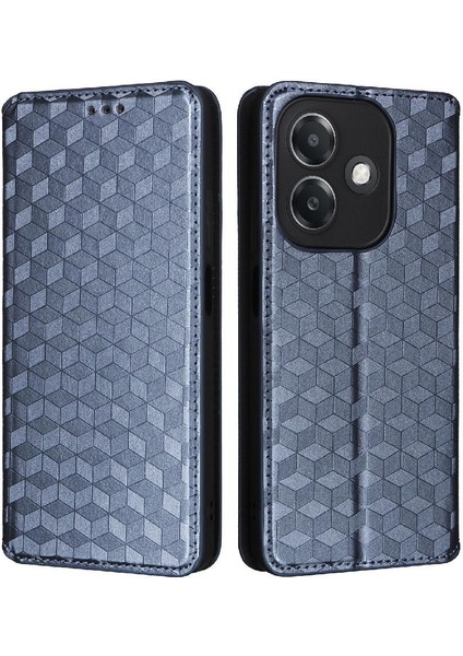 Oppo A40 4g Pu Deri Kart Yuvaları Tutucu Manyetik Kapatma Için Flip Case (Yurt Dışından)